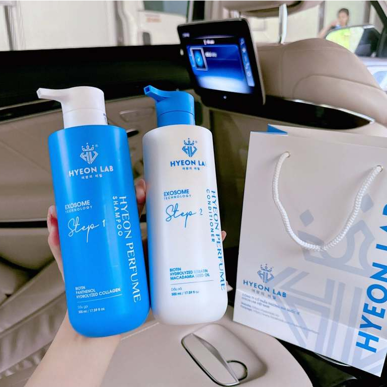 [Chính Hãng] Dầu Gội Xả Hyeon Perfume Cao Cấp - Làm Sạch Da Đầu, Tóc Suôn Mượt Ngát Hương (Hyeon Lab)