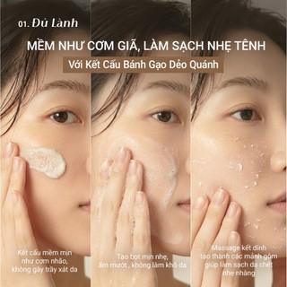 [MỚI] Bánh Rửa Mặt Gạo DaoiDa Làm Sạch & Dịu Da Trouble Calming Rice Pack Cleanser 120ML