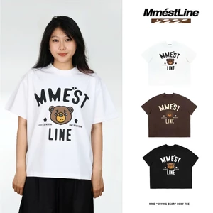 Áo thun MMESTLINE "CRYING BEAR" form Boxy vải Premium Cotton