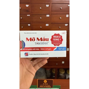 Mỡ Máu Tâm Bình – Hỗ Trợ Giảm Mỡ Máu, Cholesterol Và Gan Nhiễm Mỡ | Nhà Thuốc Vĩnh An Đường