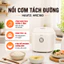 Nồi Cơm Tách Đường Haatz HRC160 1.6L Công Nghệ Tách Đường 2 Tầng Lòng Nồi Ceramic Nấu Đa Năng