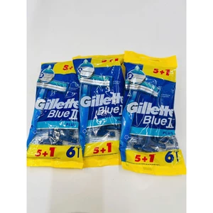 6 cây & 10 cây dao cạo râu 2 lưỡi gillette blue II chính hãng