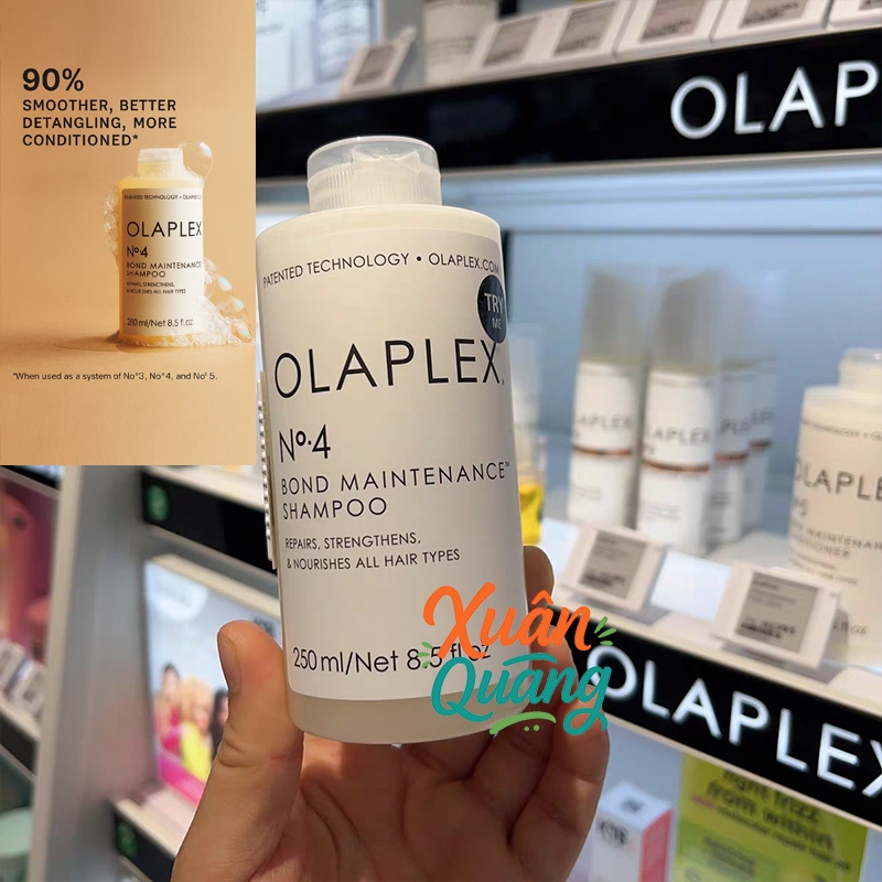 【Nhập khẩu chính hãng từ Mỹ】Bộ sản phẩm chăm sóc phục hồi tóc hư tổn OLAPLEX