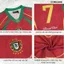 Áo Jersey Bóng Đá RICXIE Số 7-POR Nam Nữ - Thêu Nổi Cao Cấp, Thoáng Mát, Co Giãn Tốt, Form Boxy