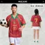 Áo Jersey Bóng Đá RICXIE Số 7-POR Nam Nữ - Thêu Nổi Cao Cấp, Thoáng Mát, Co Giãn Tốt, Form Boxy