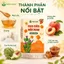 Kẹo dẻo actiso Mộc Nam Traphacosapa thuần chay hương đào cho bé và người lớn