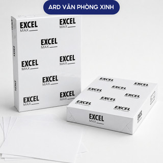 Combo lốc giấy photo excel max a4 70gsm 80gsm,  giấy in photocopy trắng mịn nhập khẩu indo  E2