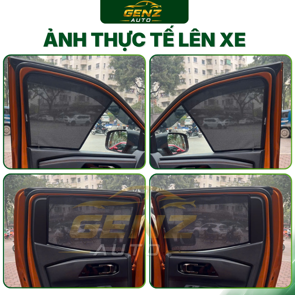 Rèm che nắng xe Mazda 2 2015 - 2018, 2022 - nay sedan, hatback - có nam châm hút cao cấp