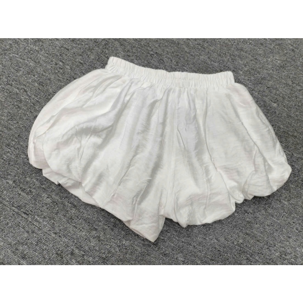 Quần Short Bí Ngô Nữ Cạp Chun Form Bồng - Quần Đùi Bo Gấu Vải Mềm Phong Cách Hàn Quốc