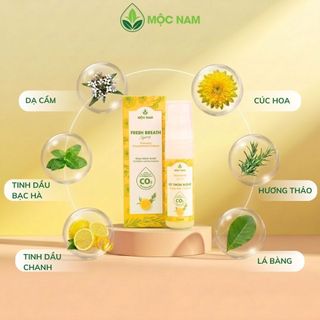Xịt thơm miệng Mộc Nam - Khử mùi hôi miệng tức thì, hơi thở thơm mát, lành tính (10ml)