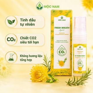 Xịt thơm miệng Mộc Nam - Khử mùi hôi miệng tức thì, hơi thở thơm mát, lành tính (10ml)