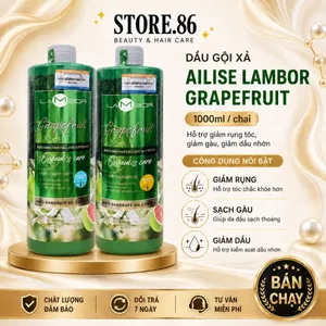 Combo Dầu Gội Xả Bưởi AILISE LAMBOR 1000ml | Giảm Gãy Rụng, Hỗ Trợ Mọc Tóc, Dưỡng Tóc Mềm Mượt