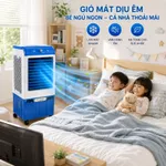 Quạt Điều Hòa Hơi Nước 45L 130W Cao Cấp - Quạt Làm Mát Không Khí, Gió Mạnh, Làm Mát Nhanh, Tiết Kiệm Điện, BH 12 Tháng — ảnh 4