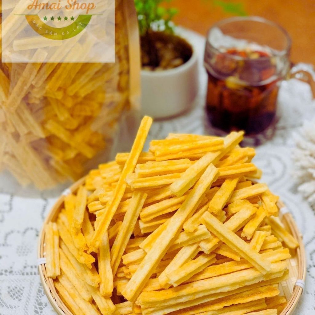 SNACK KHOAI TÂY PHÔ MAI QUE CỌNG AMAISHOP VỊ CAY MẶN, GIÒN TAN ĐẬM VỊ, THIÊN CAY KÍCH THÍCH VỊ GIÁC