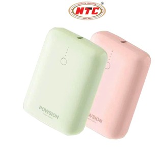 Sạc Dự Phòng POWSION PS-08 10000mAh Cell Li-ion 21700, TypeC PD 20W, USB-A QC3.0 22.5W - Nhất Tín