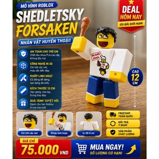 Đồ Chơi Mô Hình Shedletsky Roblox Forsaken Có Khớp Làm Quà Tặng - Trưng Bày