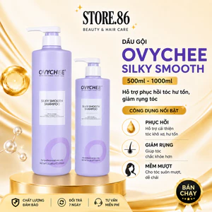 Dầu Gội OVYCHEE Silky Smooth Shampoo 500ml - 1000ml|Hỗ Trợ phục Hồi Tóc Hư Tổn, Giảm Rụng Tóc