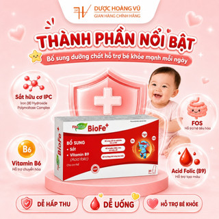 [✨QUÀ XỊN] Sắt Hữu Cơ Fitolabs BioFe+ Cho Bé Dễ Hấp Thu, Không Táo Bón, Hỗ Trợ Giảm Thiếu Máu