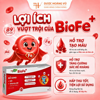 [✨QUÀ XỊN] Sắt Hữu Cơ Fitolabs BioFe+ Cho Bé Dễ Hấp Thu, Không Táo Bón, Hỗ Trợ Giảm Thiếu Máu
