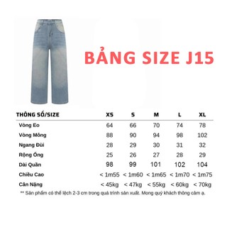Quần Jean Nữ ống SIÊU RỘNG cạp cao Avo Avocado Phong Cách Hàn Quốc TÔN DÁNG chất bò mềm denim đầy đủ size