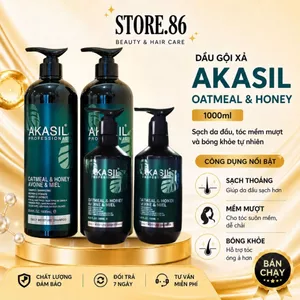 Dầu Gội Xả AKASIL 500ml - 1000ml | Dưỡng Ẩm Tóc Khô Xơ, Mềm Mượt Chuẩn Salon