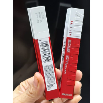 [CHÍNH HÃNG 100%] SON MAYBELLINE NEW YORK SUPERTAY MATTE 118 ĐỎ CAM