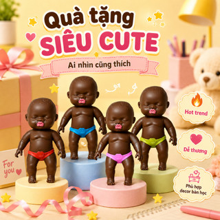 Đồ chơi trẻ em: búp bê màu đen, búp bê màu da, đồ chơi đóng vai