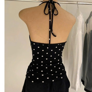 Áo Dây cổ yếm Buộc Dáng Ôm Body Hở Lưng Sexy