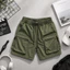 Quần Short Gió Nam, Quần Đùi Nam Dáng Lửng Unisex Túi Hộp Có Dây Rút NOG567