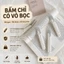 Kéo bấm chỉ màu trắng bằng thép không gỉ có vỏ bọc bảo vệ 11x1.8cm
