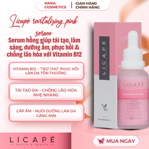 LICAPÈ REVITALIZING PINK SERUM - Serum hồng giúp tái tạo, làm sáng, lão hóa B12
