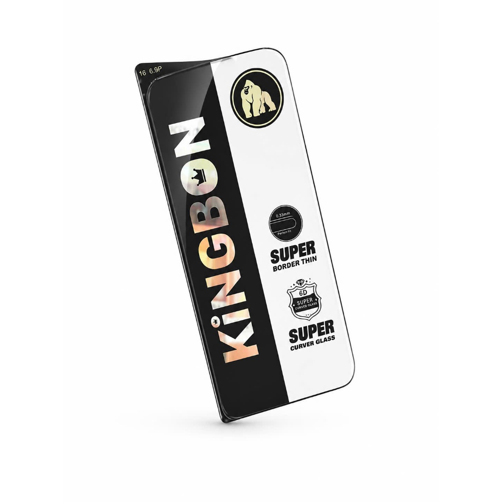 Kính Cường Lực iPhone KiNGBON MA-02 TRONG Suốt 3D Không Hộp dành cho IP 6 đến 17 Pro Max
