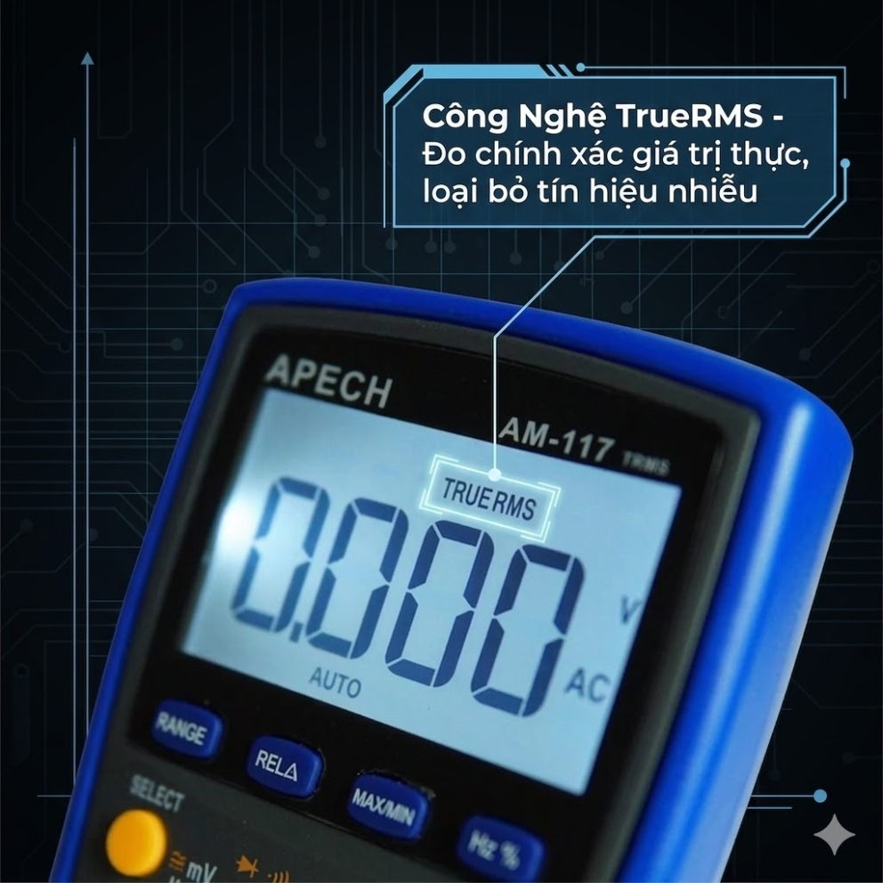 Đồng Hồ Vạn Năng Đo Điện APECH AM117 TrueRMS Cực Kỳ Chính Xác - Anh Phát