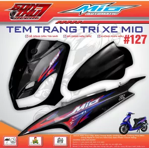 TEM XE MIO SPORT #127 (CHẤT LIỆU CAO CẤP - SIÊU NÉT - SIÊU ĐẸP - SIÊU CUTE)