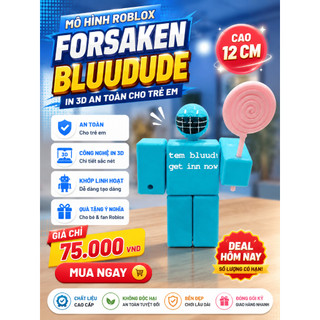 Đồ Chơi Mô Hình Bluudude Roblox Forsaken Có Khớp Làm Quà Tặng - Trưng Bày