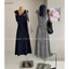 TRIANGLE - Up Dress (Cân nhắc kỹ, return is not welcomed) Đầm thun dáng dài có đệm mút kèm khăn buộc vai style Hàn
