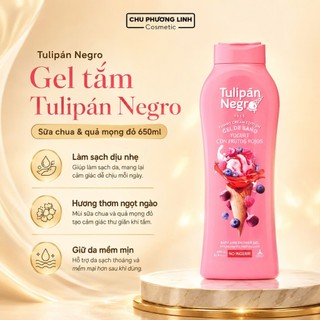 Sữa Tắm Nhiều Mùi Hương Tulipán Negro 650ml - Sweet Collection Từ Tây Ban Nha, Không Paraben