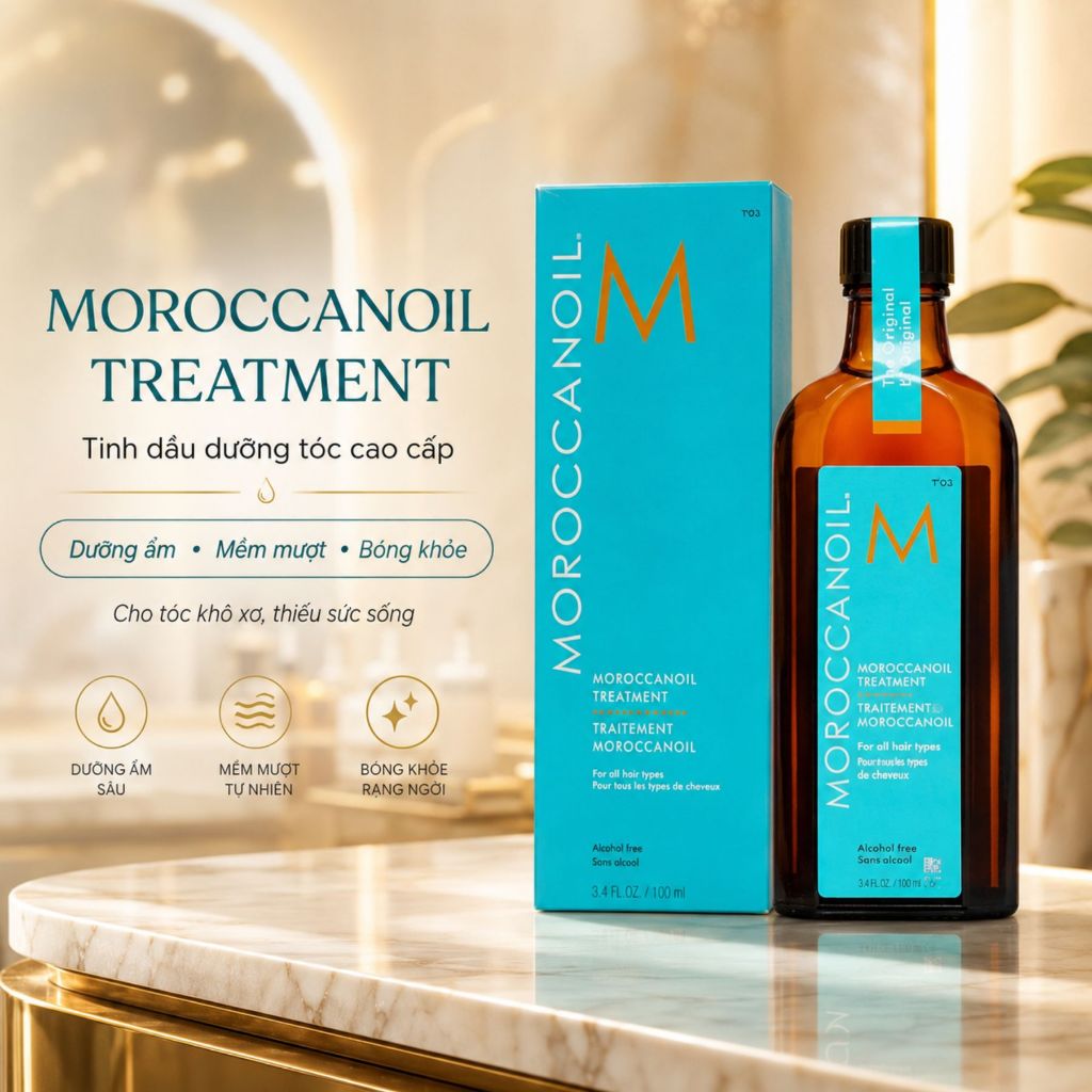 Tinh Dầu Dưỡng Tóc Moroccanoil Treatment 25-10-200ml|Dưỡng Tóc Mềm Mượt, Bóng Khỏe, Hương Thơm Cao Cấp