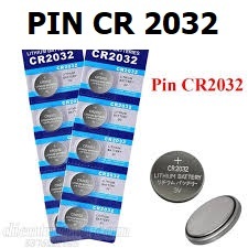 Pin CR2032 Lithium 3V vỉ 5 viên