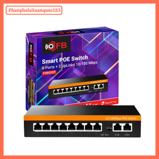 Switch Chia Mạng FB 8Cổng/16 Cổng Gigabit  100-1000Mbps – Vỏ Kim Loại, Kết Nối Camera IP, Router Wifi, Máy Tính Ổn Định