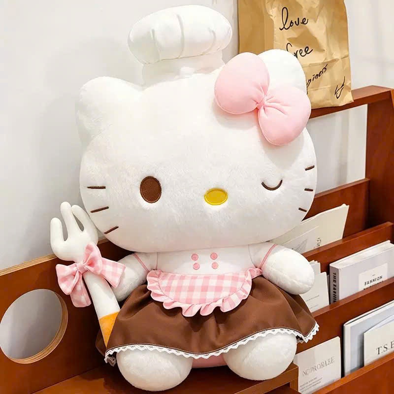 Gấu Bông Hello Kitty Cute Đáng Yêu, Thú Nhồi Bông HelloKitty Mặc Váy Hàng Cao Cấp Làm Quà Tặng Cho Bé Gái, Babisu