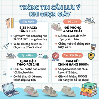 [TẶNG VỚ BAMBOO TỪ 1/7]SANDANI Giày Sandal Nữ Quai Ngang Dây Dù, Đế Êm Chống Trơn, Màu Ghi (Size 36-40) - BẢO HÀNH 1 NĂM