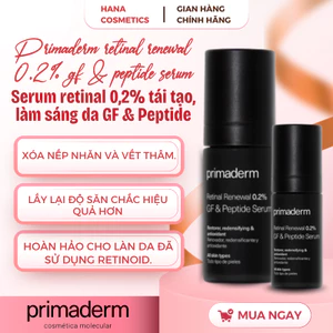 PRIMADERM RETINAL RENEWAL 0.2%GF&PEPTIDE SERUM-Serum retinal 0,2% sáng da GF & Peptide