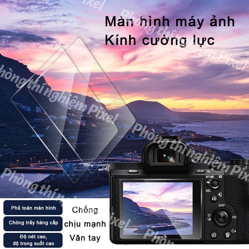 NIYI 2 pcs Phim Kính Cường Lực Bảo Vệ Màn Hình Cho Canon EOS R50 R100 R50V R8 V1 R10 R5 R3 EOSR R7 R6 R6II R11 R5C V1