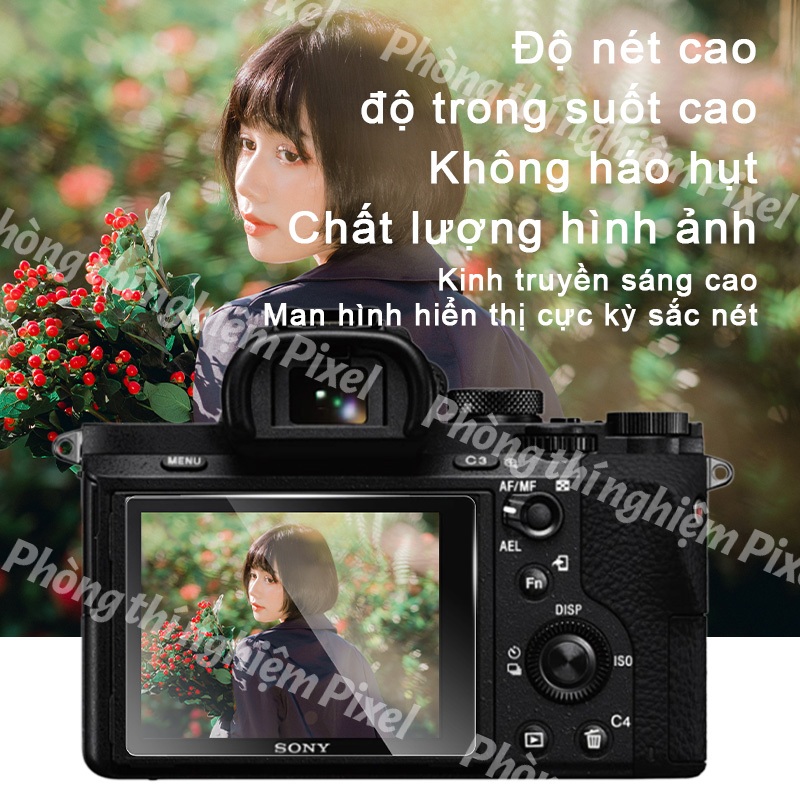 NIYI 2 pcs Phim Kính Cường Lực Bảo Vệ Màn Hình Cho Canon EOS R50 R100 R50V R8 V1 R10 R5 R3 EOSR R7 R6 R6II R11 R5C V1