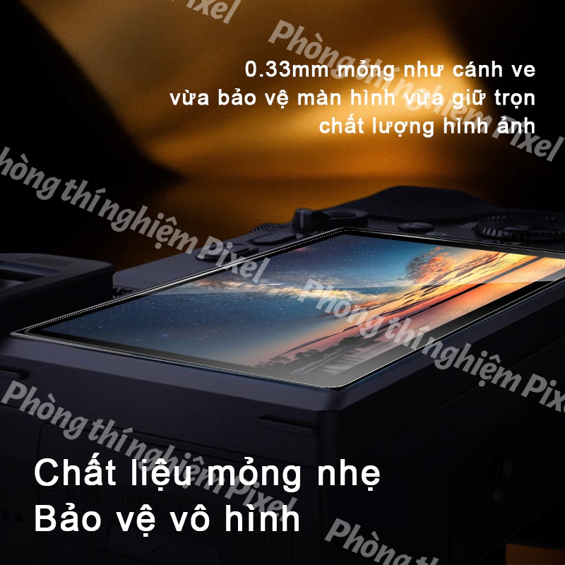 NIYI 2 pcs Phim Kính Cường Lực Bảo Vệ Màn Hình Cho Canon EOS R50 R100 R50V R8 V1 R10 R5 R3 EOSR R7 R6 R6II R11 R5C V1
