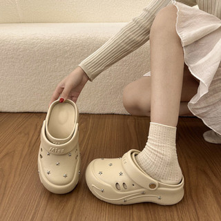 Dép nữ, dép sục Mita đế cao 6cm Miss star kèm sticker ngồi sao đính cá tính có quai hậu CS-286