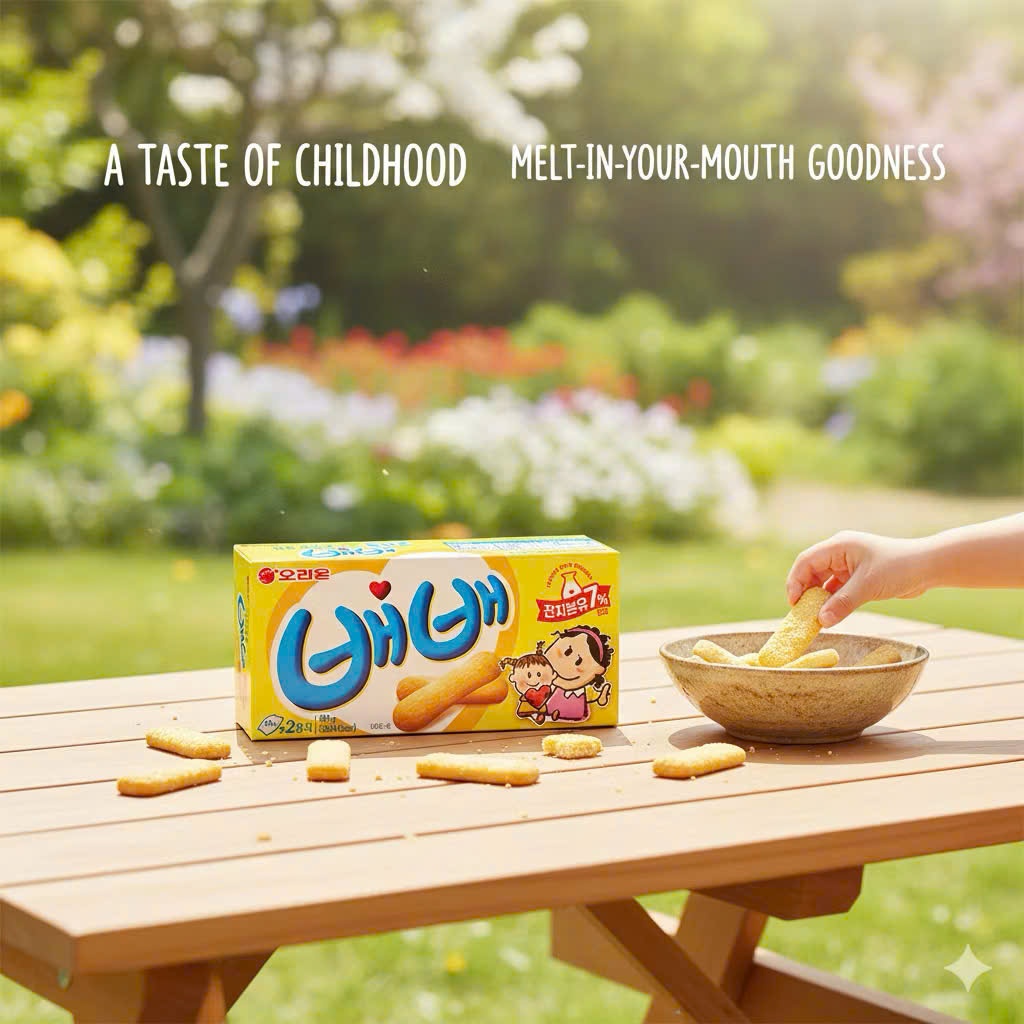 Bánh Quy Sữa Beibei Orion 80g Hàn Quốc. Cho Bé Từ 2 Tuổi, Bánh Sữa Non Tan Nhanh