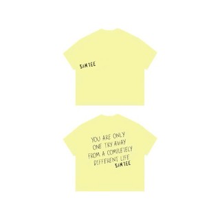 Sam.tee Áo Thun Boxy Tay Ngắn Cotton 250gsm "ON TRY AWAY" Áo Phông Forrm Rộng Unisex Nam Nữ