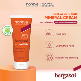 Kem chống nắng dành cho da nhạy cảm Noreva Bergasol Mineral Cream 40ML